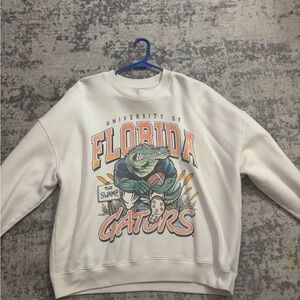 University of Florida Gators White Sweater